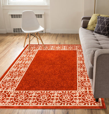 Mystic Gabby Red Modern Rug Mc- 70