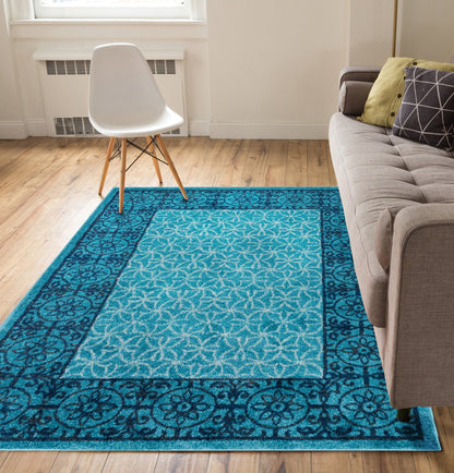 Gabby Light Blue Modern Rug MC-76