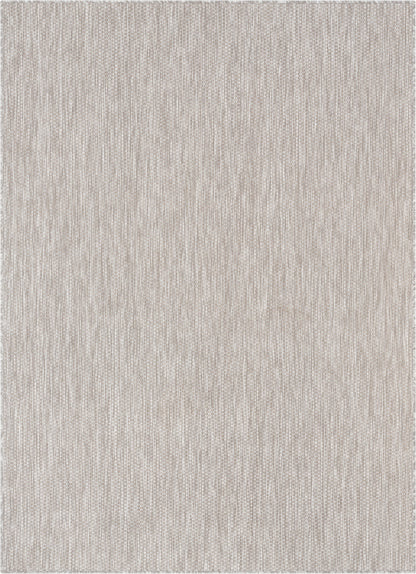 Leif Nordic Geometric Pattern Indoor Outdoor Grey Flatweave Rug MED-147
