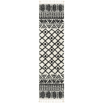 Tayanna Tribal Moroccan Ivory Shag Rug MEL-62