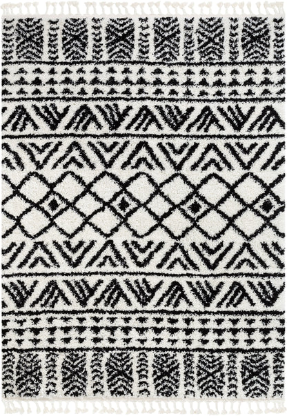 Tayanna Tribal Moroccan Ivory Shag Rug MEL-62