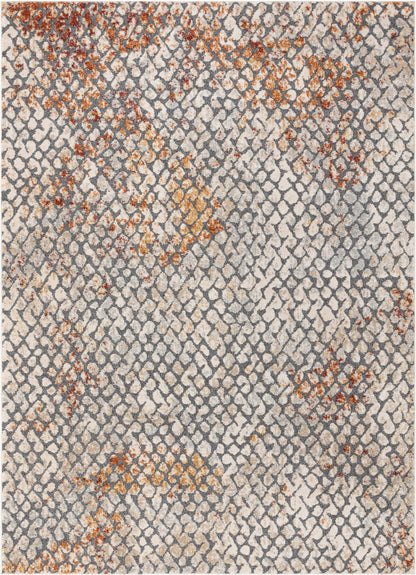 Lomond Bohemian Vintage Distressed Blue Rug MG-146