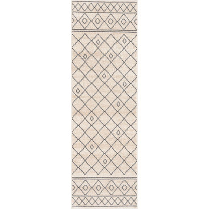 Mara Moroccan Lattice Trellis Ivory Rug MG-242