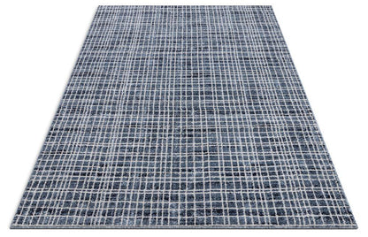 Aoife Blue Modern Geometric Rug MG-54