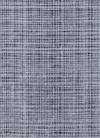 Aoife Blue Modern Geometric Rug MG-54