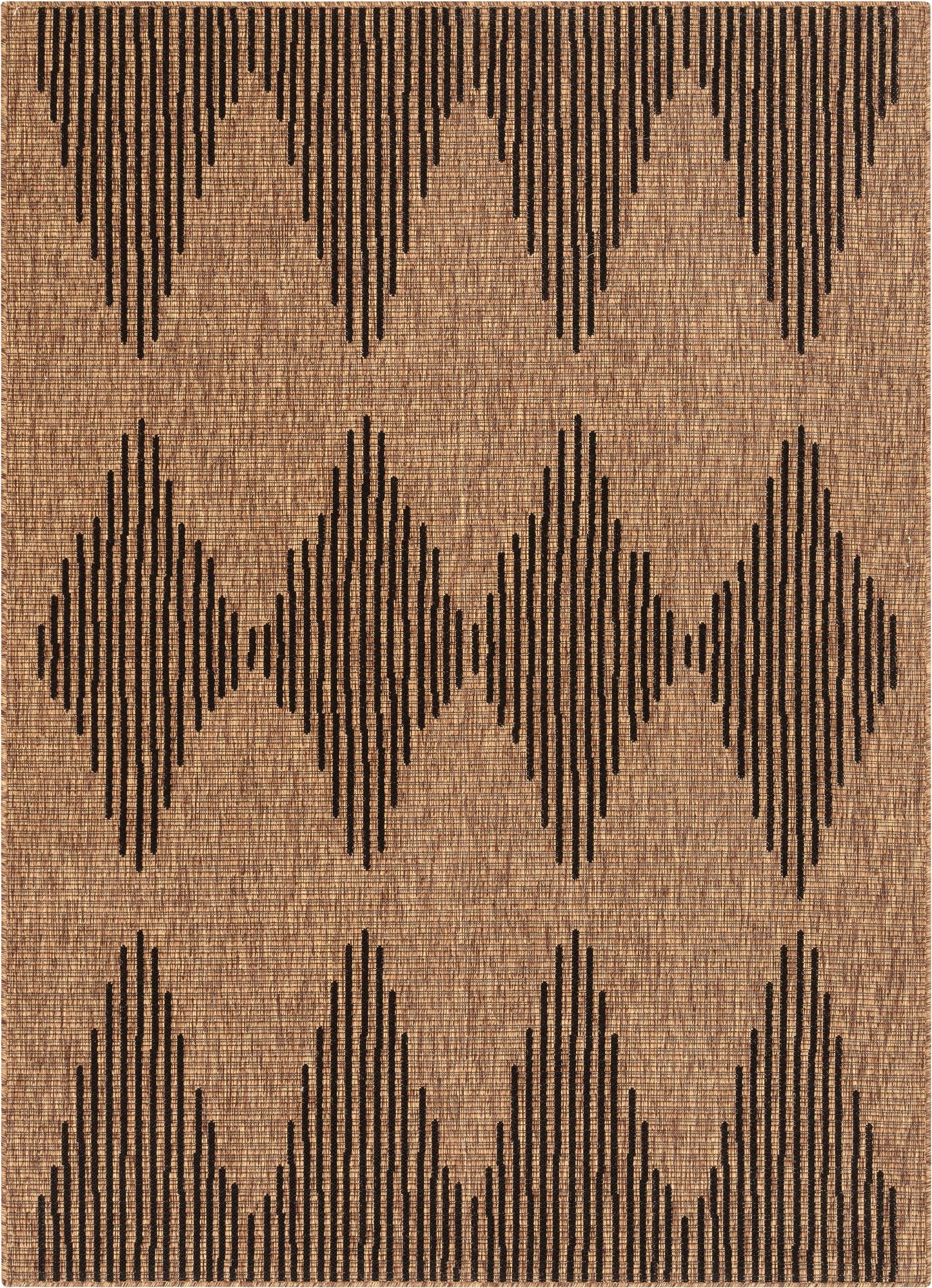 Kai Moroccan Diamond Pattern Natural Indoor Outdoor Jute Rug MIL-62
