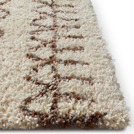 Parley Natural Modern Moroccan Shag Rug NO-12