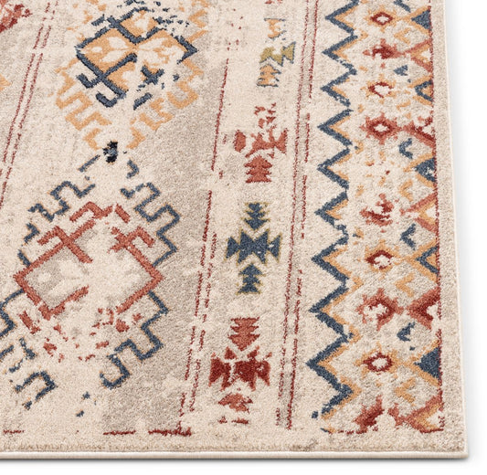 Xander Red Vintage Modern Tribal Rug OM-170
