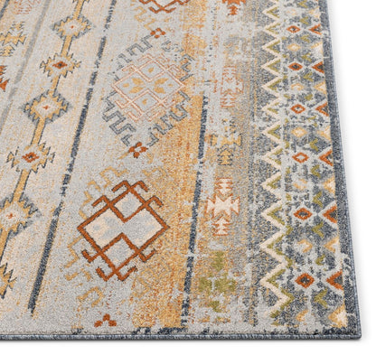 Alu Cream Vintage Modern Tribal Rug OM-172