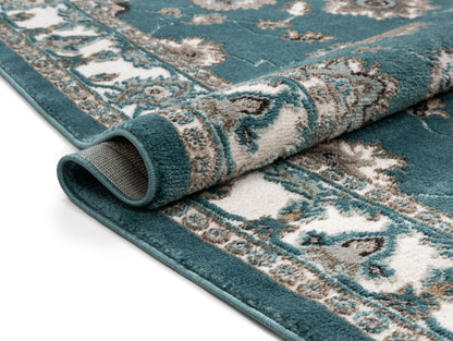 Celia Traditional Persian Oriental Blue High-Low Rug OR-06