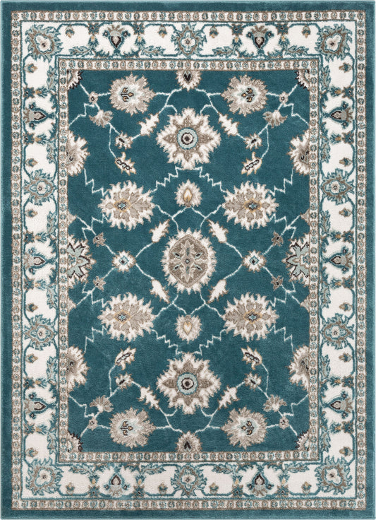 Celia Traditional Persian Oriental Blue High-Low Rug OR-06