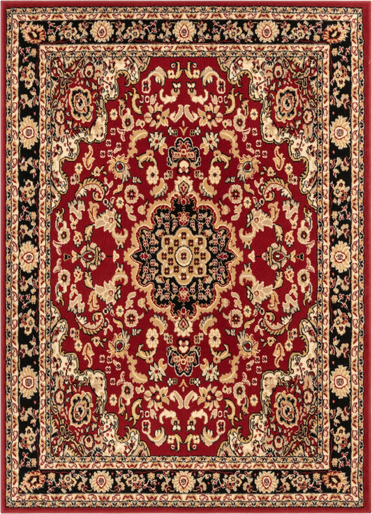 Nima Traditional Medallion Persian Red Rug PA-100