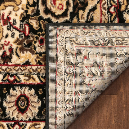 Nima Traditional Medallion Persian Black Rug PA-103