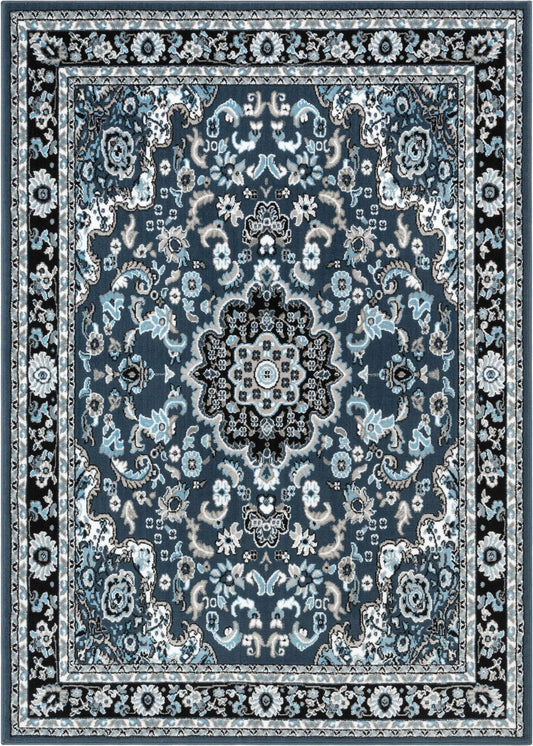 Nima Traditional Medallion Persian Blue Rug PA-106