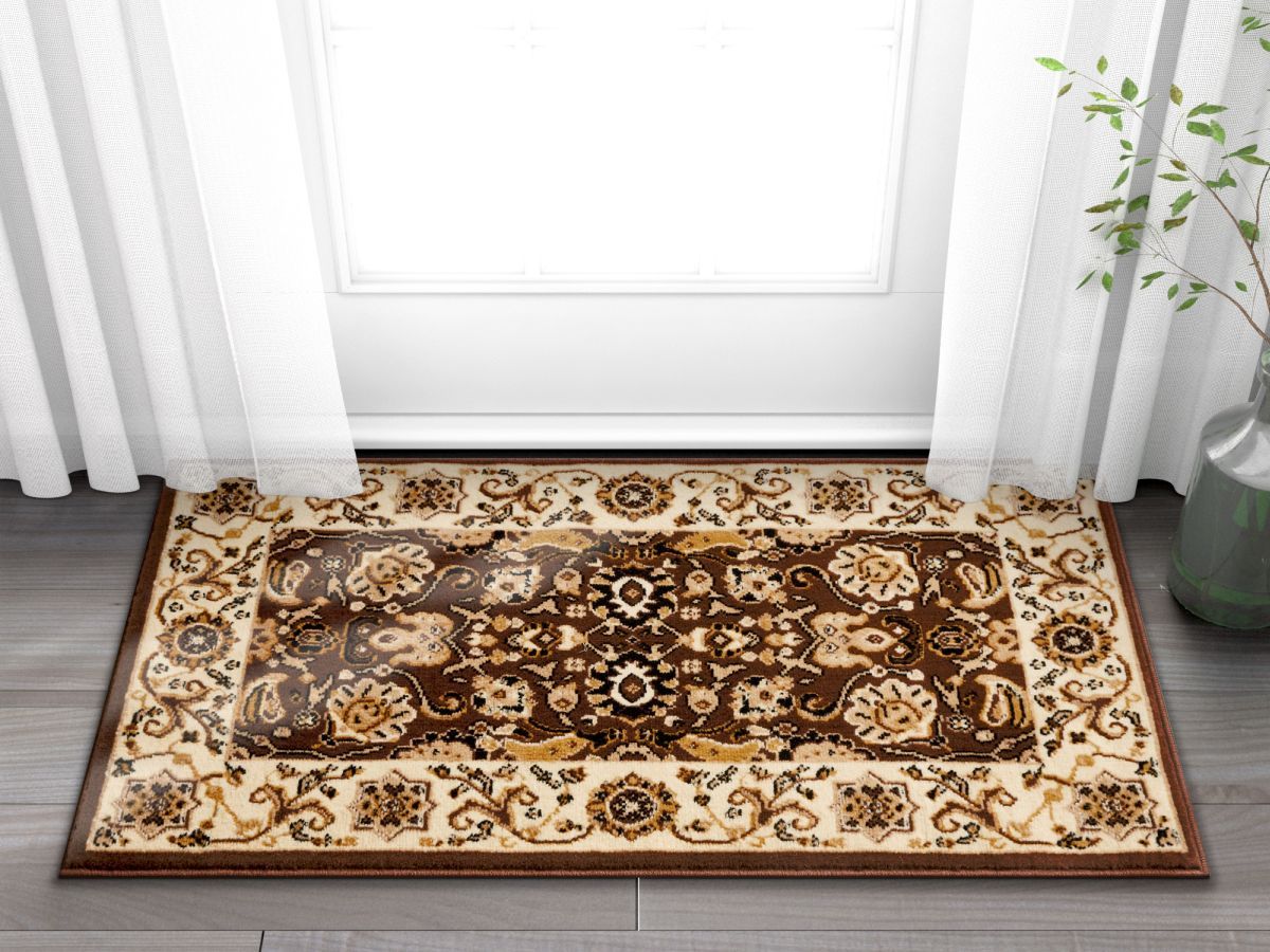 Tabriz Brown Traditional Rug PA-18