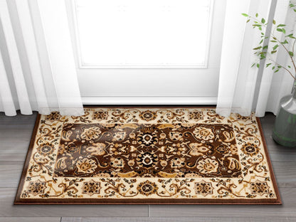 Tabriz Brown Traditional Rug PA-18