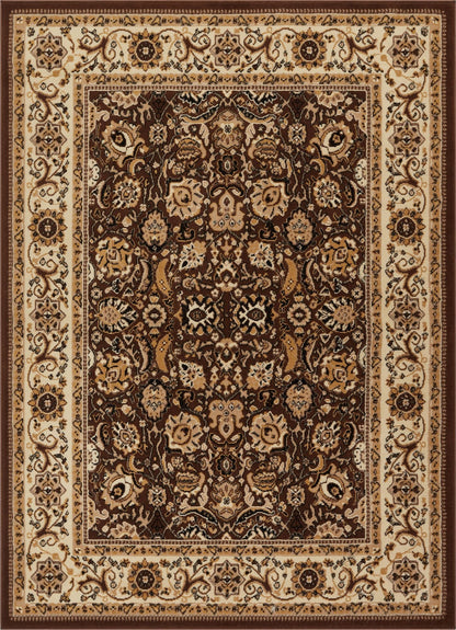 Tabriz Brown Traditional Rug PA-18
