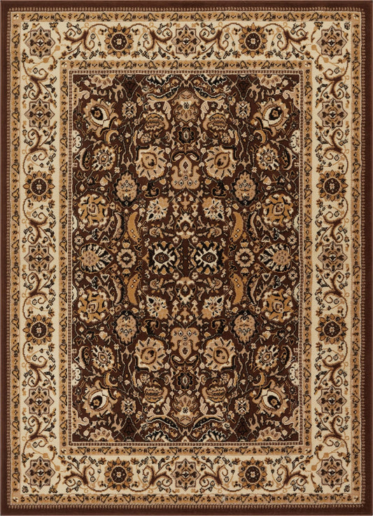 Tabriz Brown Traditional Rug PA-18