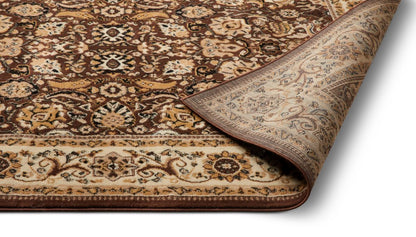 Tabriz Brown Traditional Rug PA-18