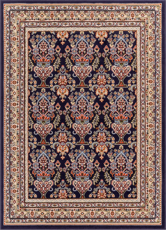 Shiraz Navy Traditional Rug PA-34