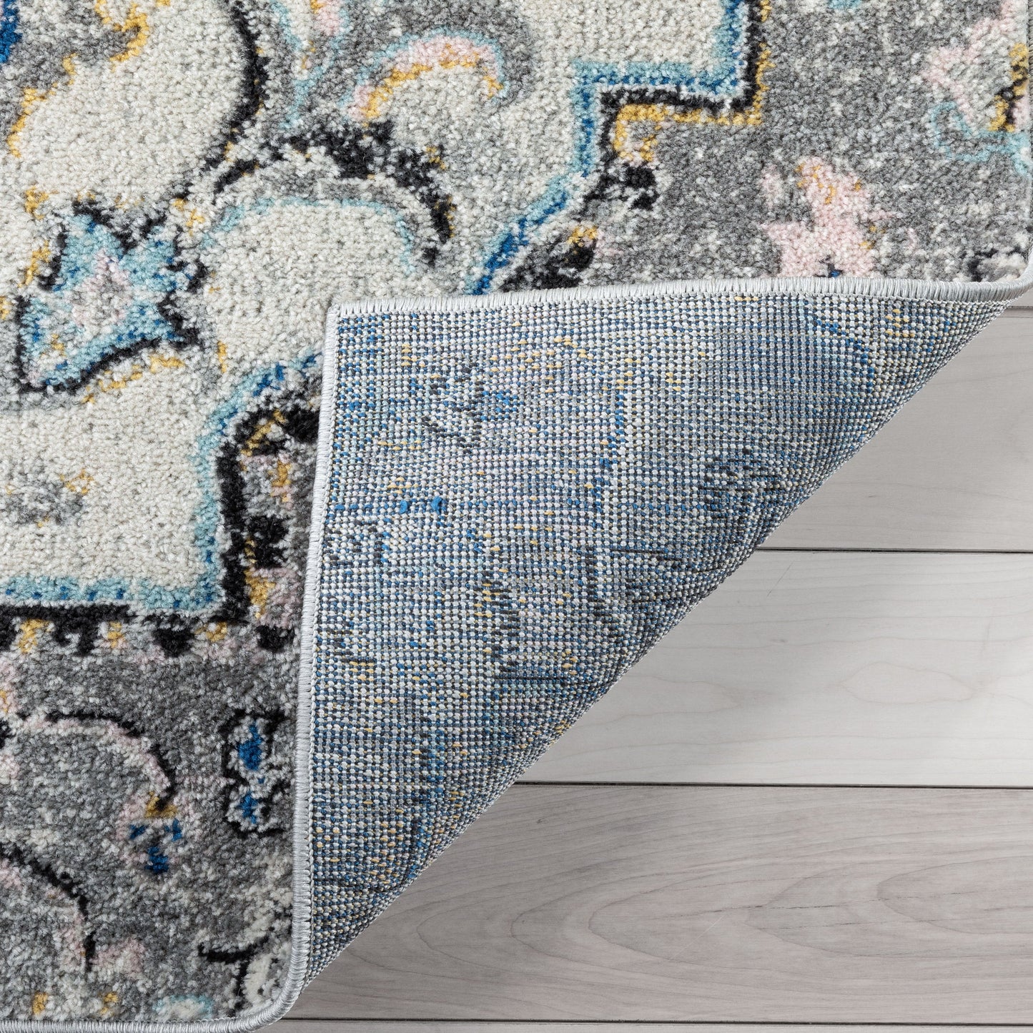 Taura Bohemian Oriental Perisan Light Blue Rug PAL-16
