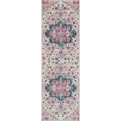 Taura Bohemian Oriental Perisan Fuchsia Rug PAL-19