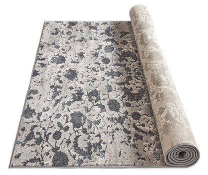 Nora Dark Grey Modern Vintage Rug PE-47