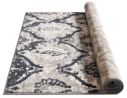 Felize Dark Grey Modern Rug PE-57