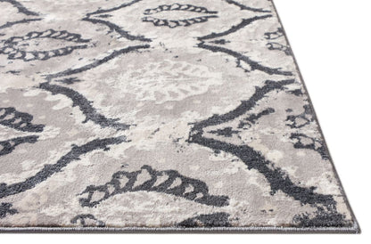 Felize Dark Grey Modern Rug PE-57