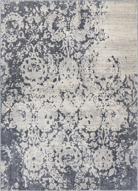 Ora Dark Grey Modern Rug PE-68