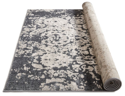 Ora Dark Grey Modern Rug PE-68