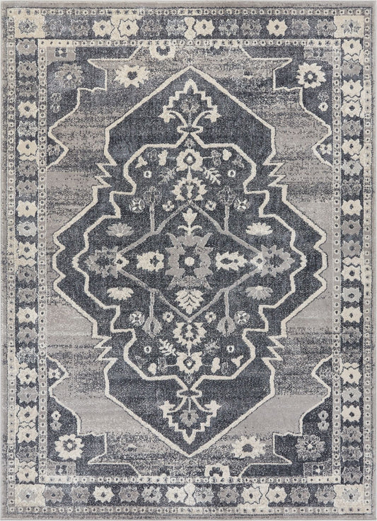 Republic Dark Grey Modern Rug PE-78