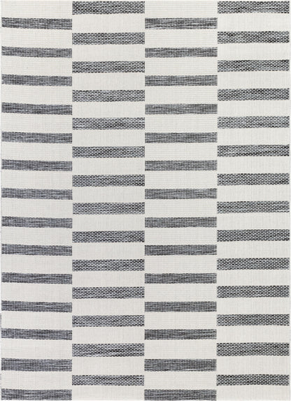 Cesar Modern Geometric Grey Flatweave Rug POR-58