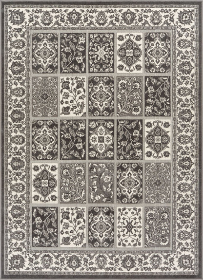 Ornamental Grey Traditional Rug PR-38