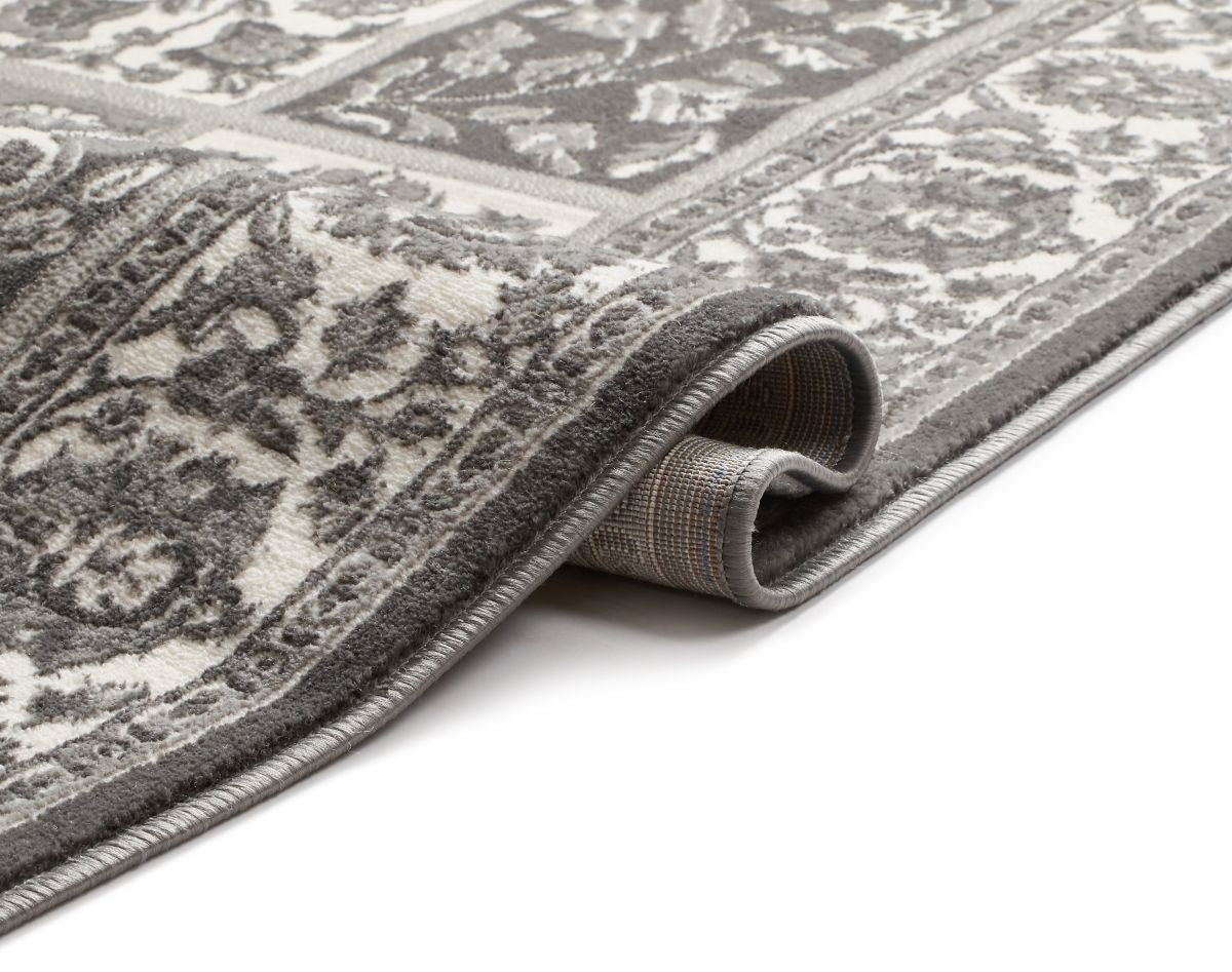Ornamental Grey Traditional Rug PR-38