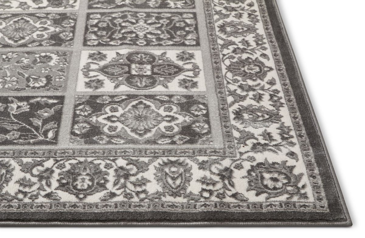 Ornamental Grey Traditional Rug PR-38