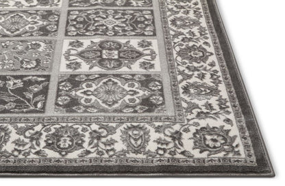 Ornamental Grey Traditional Rug PR-38