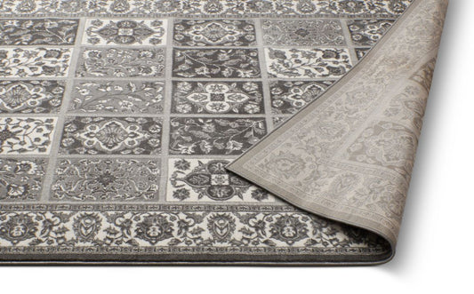 Ornamental Grey Traditional Rug PR-38