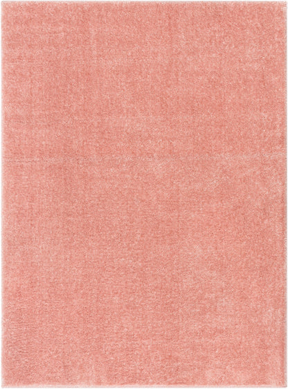 Chroma Glam Solid Ultra Soft Light Pink Multi-Textured Shimmer Pile Shag Rug RA-19