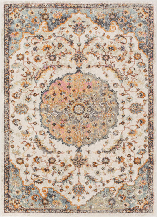 Jena Bohemian Persian Oriental Beige Rug RO-102