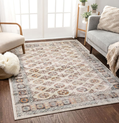 Matlock Bohemian Eclectic Persian Beige Rug RO-112