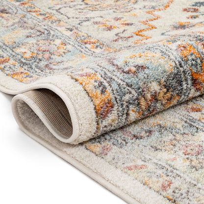Carno Bohemian Eclectic Persian Beige Rug RO-122