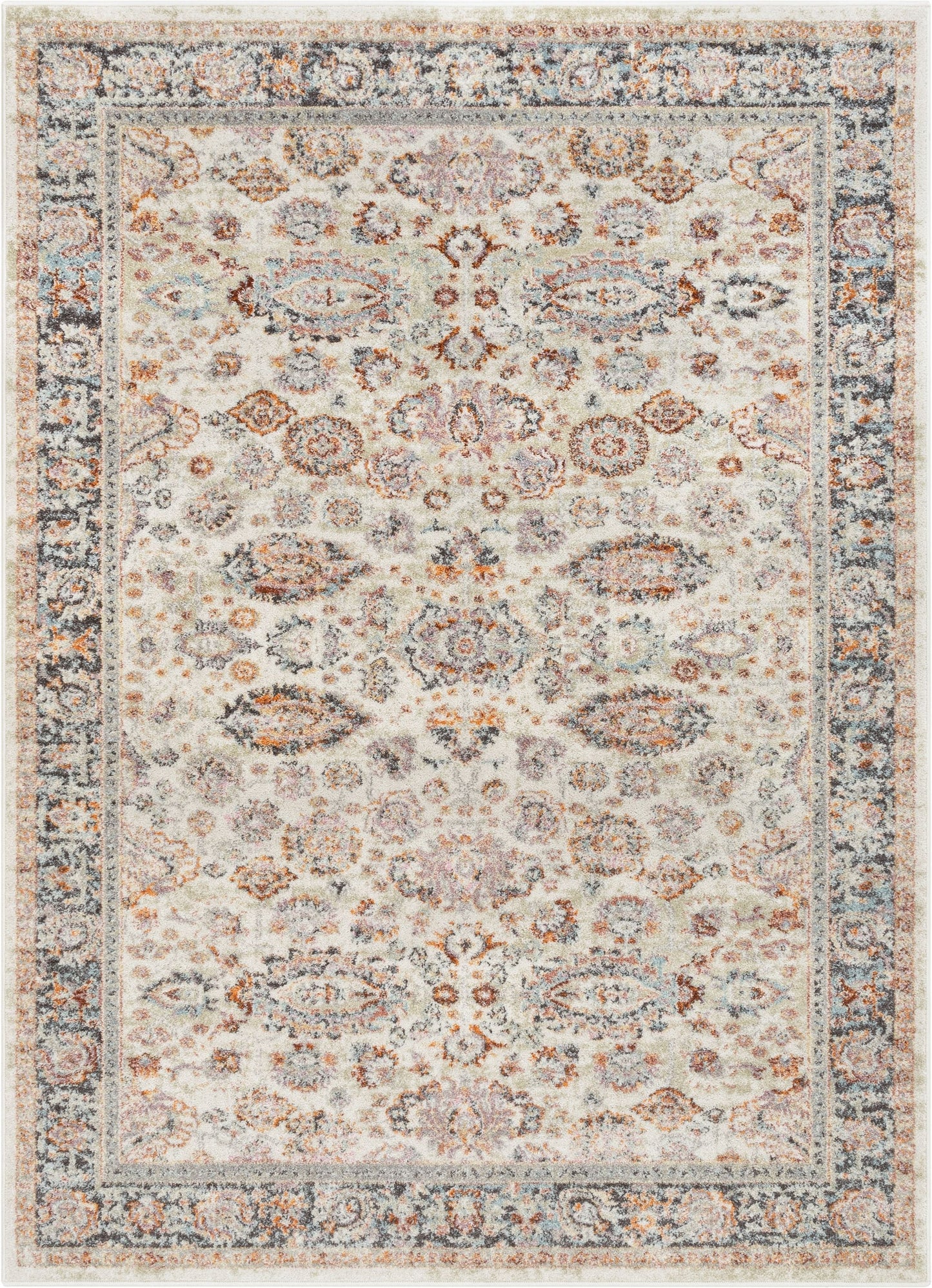 Parker Vintage Bohemian Oriental Ivory Rug RO-242