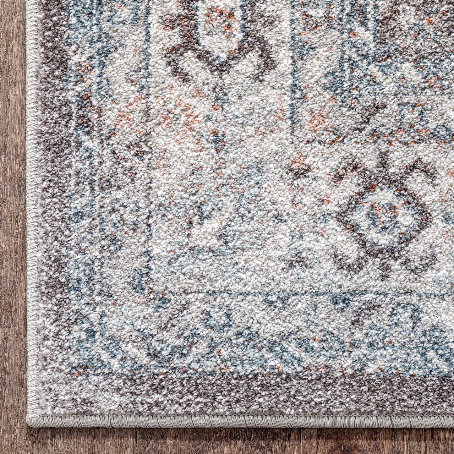 Salida Vintage Oriental Botanical Border Grey Rug RO-286