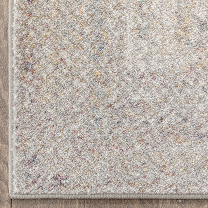 Chindi Bohemian Vintage Solid & Striped Multi-Color Ivory Yellow Braided Pattern Rug RO-312