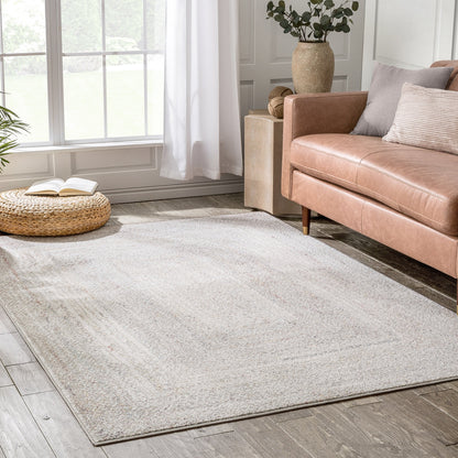 Chindi Bohemian Vintage Solid & Striped Multi-Color Ivory Yellow Braided Pattern Rug RO-312