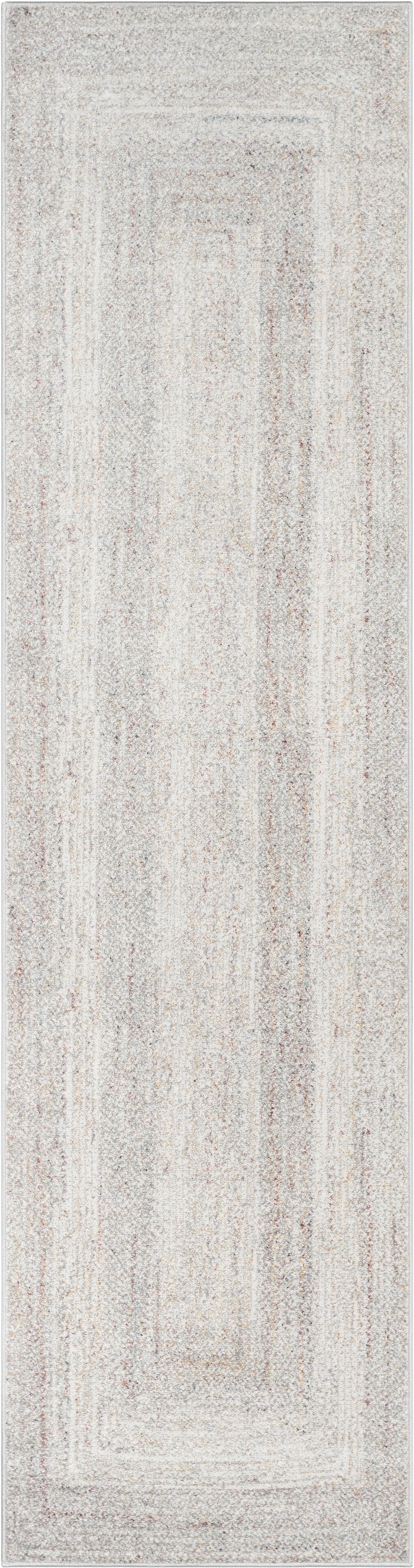 Chindi Bohemian Vintage Solid & Striped Multi-Color Ivory Yellow Braided Pattern Rug RO-312