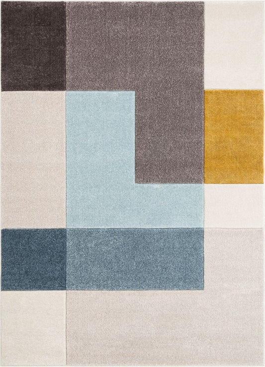 Constance Multi Contemporary Geometric Blocks Rug RU-122