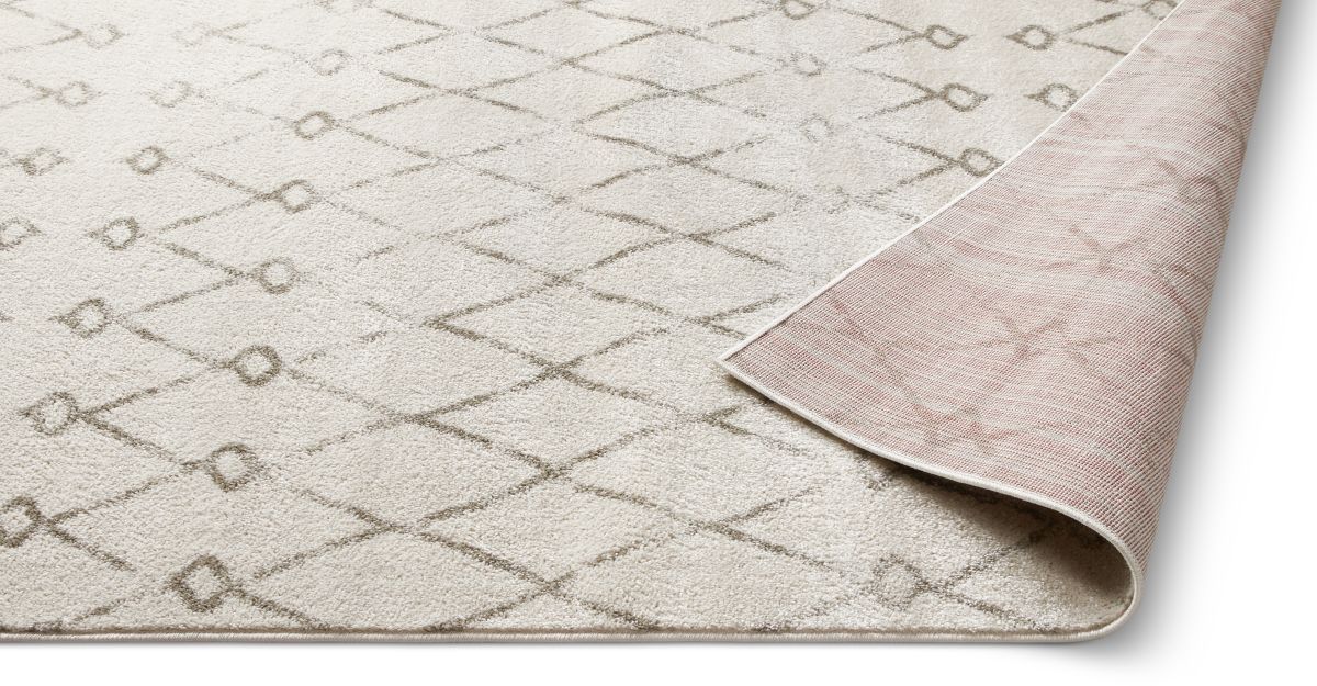 Passione Ivory Modern Trellis Rug SE-102