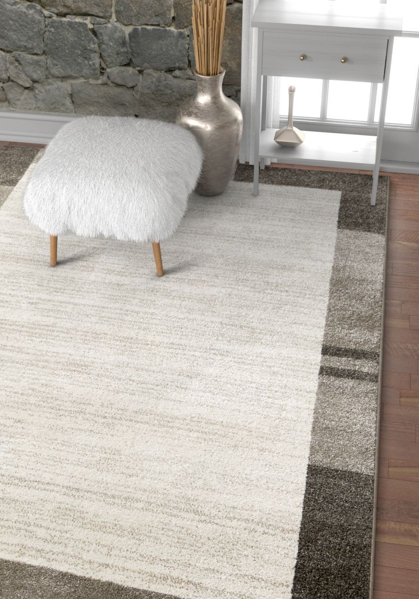 Contessa Ivory Modern Solid Rug SE-112
